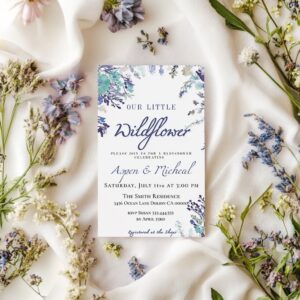Blue Little Wildflower