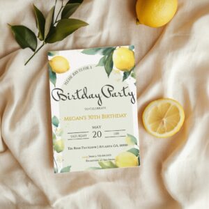 Lemon Birthday Party